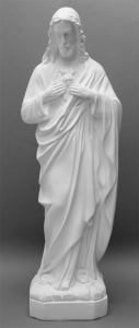 Figura Serce Pana Jezusa (biała)
