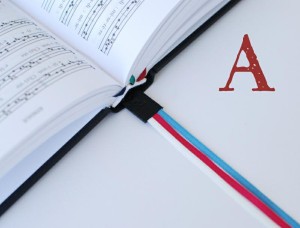 Zakładka wstążkowa do Te Deum Laudamus (wzór A)