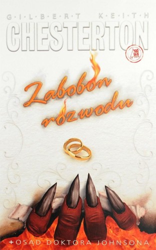 Okładka książki "Zabobon rozwodu", Gilbert Keith Chesterton, wydawnictwo Sandomierz