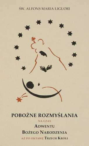 Okładka książki "Pobożne rozmyślania na czas Adwentu", Św. Alfons Maria Liguori, wydawnictwo Na Jej Głowie