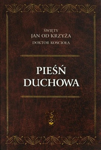 Okładka książki "Pieśń duchowa", wydanie kieszonkowe, św. Jan od Krzyża, wydawnictwo WKB