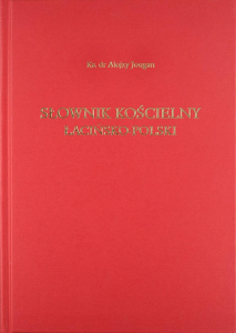 Słownik kościelny łacińsko-polski